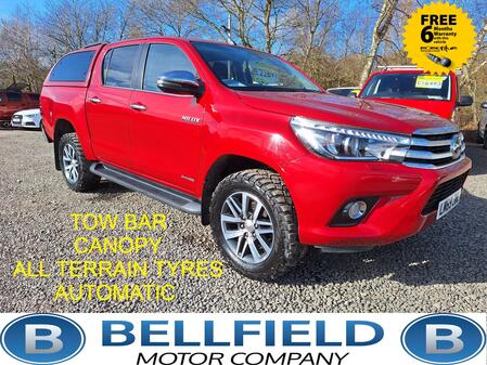 TOYOTA HILUX 2.4 D-4D Invincible canopy towbar auto